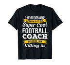 Football Coach Funny Thank You Gift T-Shirt - Novelty Apparel for Adults