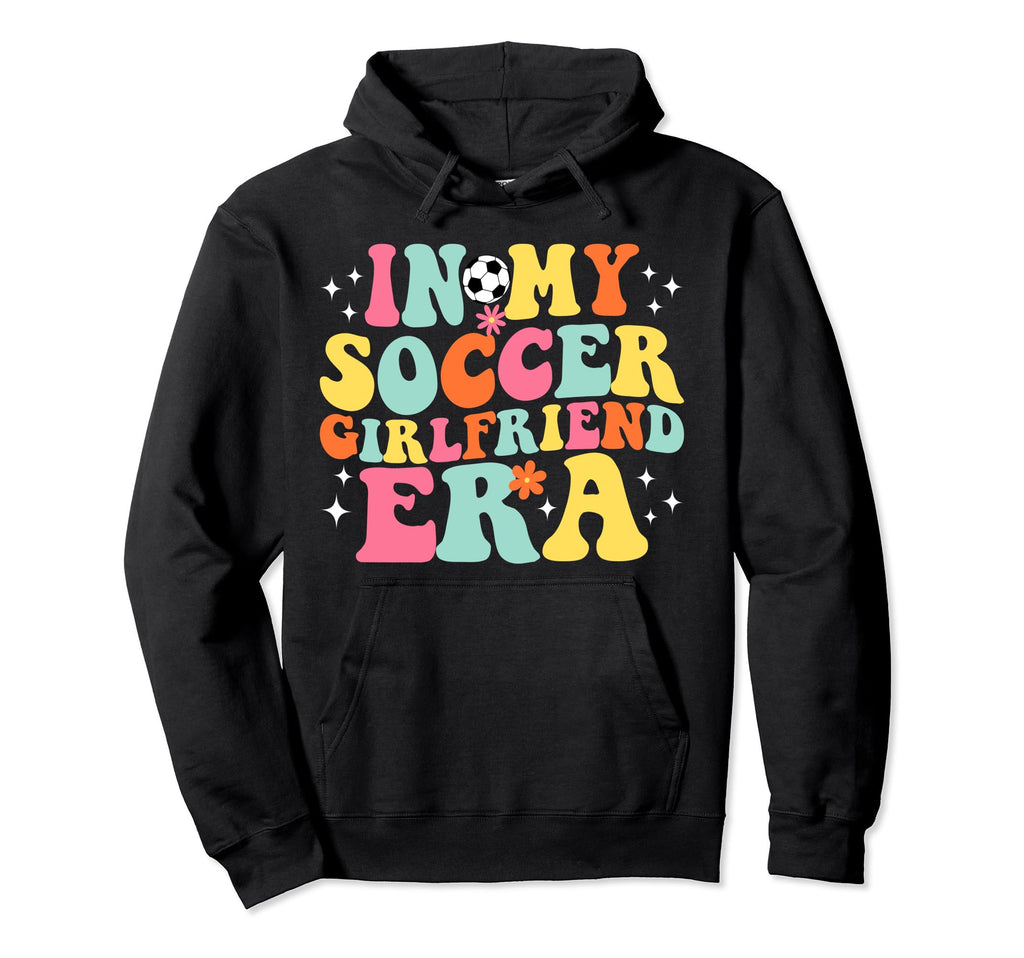 My Soccer Girlfriend Era Game Day Groovy Hoodie - Graphic Print for Adults