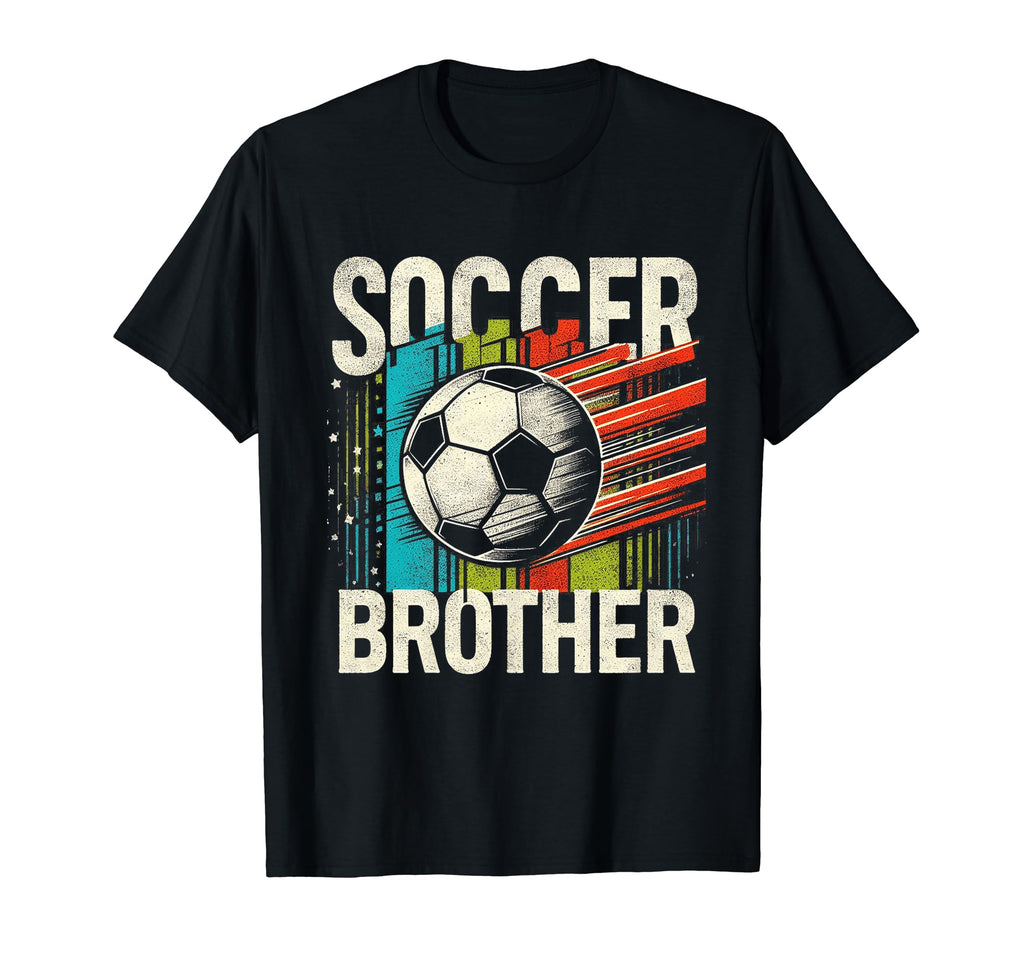 Soccer Brother Family Matching Team T-Shirt - Trendy Graphic Men Women