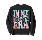 My Soccer Mom Era Groovy My Soccer Mom Sweatshirt - Graphic Print Unisex