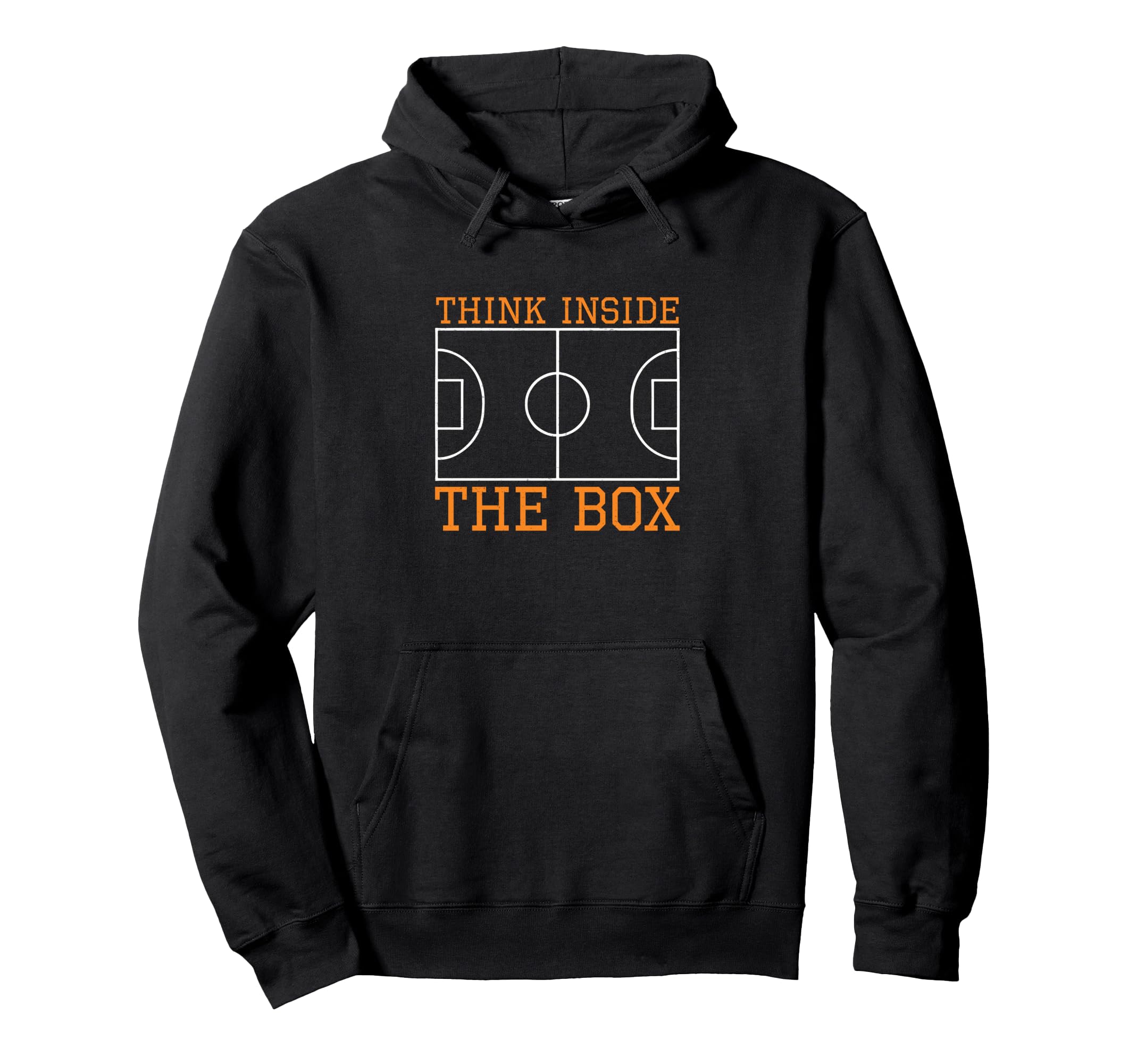 Think Inside Box Futsal Court Futsal Hoodie - Minimalist Print Men Women