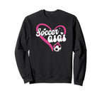 Soccer Gigi Grandma Heart Gigi Sweatshirt - Fun Novelty Design Men Women