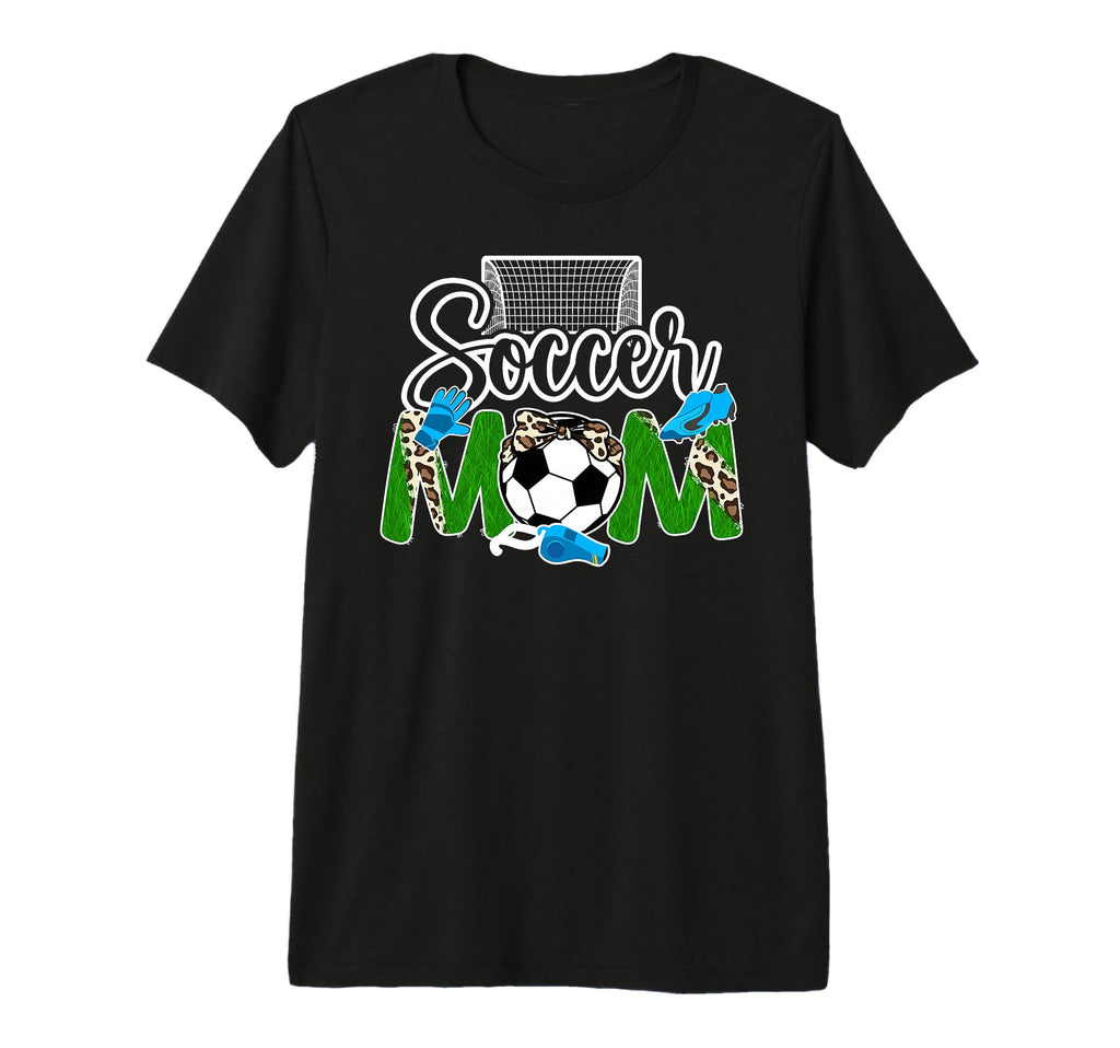 Soccer Mom Soccer Player Mama Soccer T-Shirt - Unique Graphic Unisex