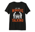 Let Wingers Do Talking Foosball Tri T-Shirt - Custom Art Print Men Women