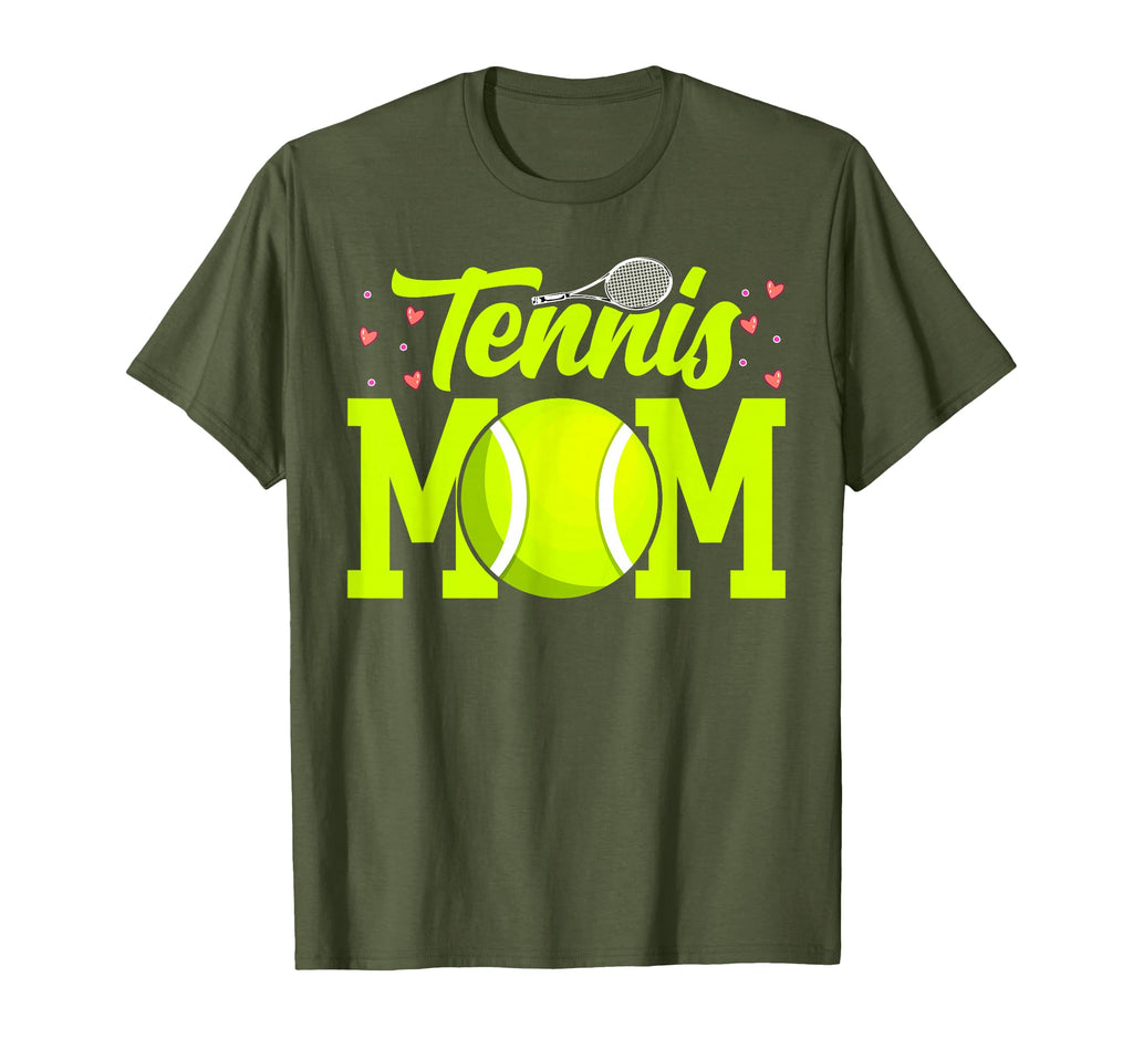 Womens Tennis Mom Tennis Lover Mother T-Shirt - Minimalist Print Unisex
