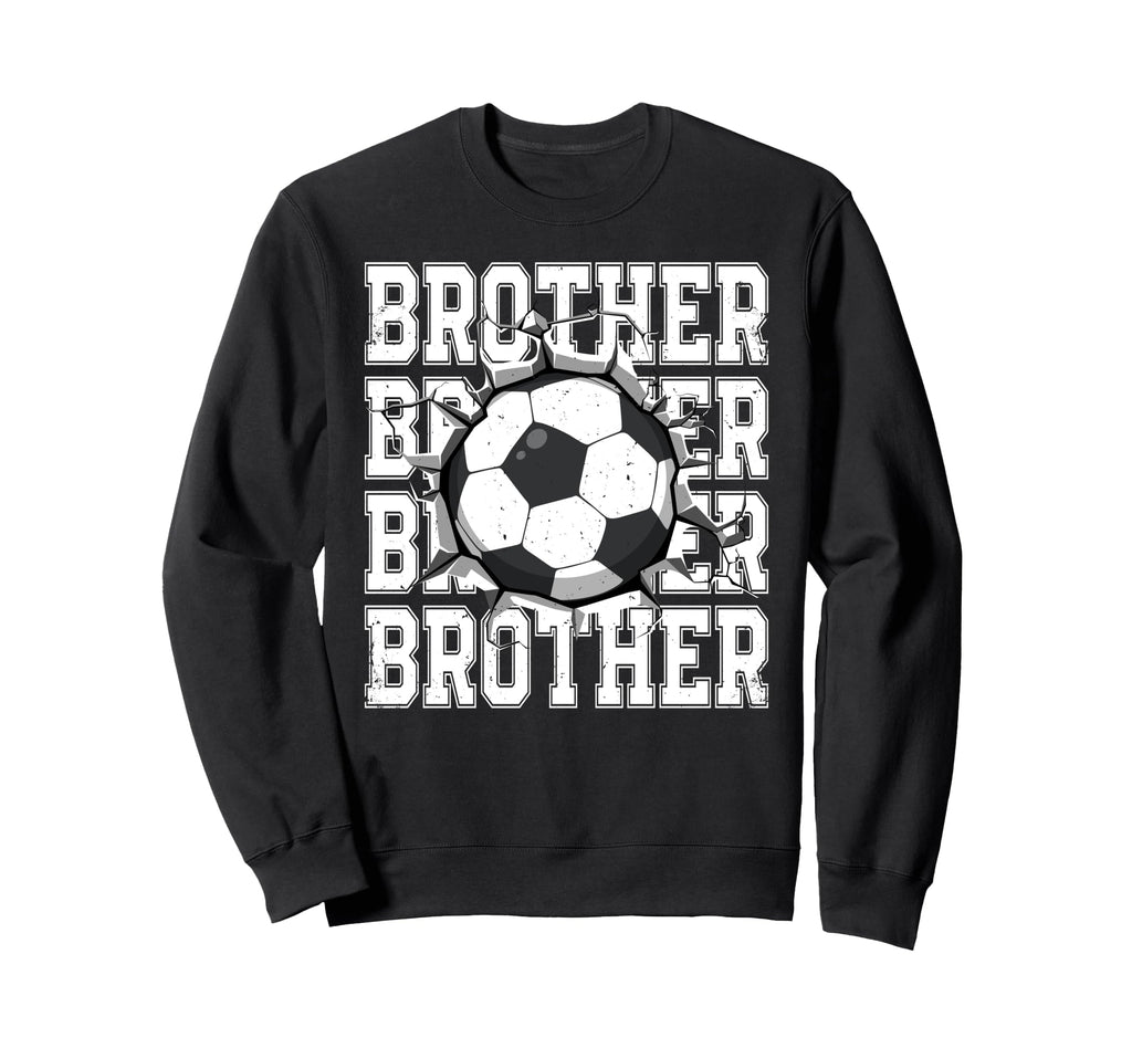 Soccer Brother Cracked Wall Family Sweatshirt - Graphic Print Men Women