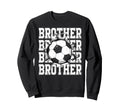 Soccer Brother Cracked Wall Family Sweatshirt - Graphic Print Men Women