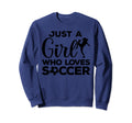 Funny Soccer Soccer Player Team Sport Sweatshirt - Custom Art Print Unisex