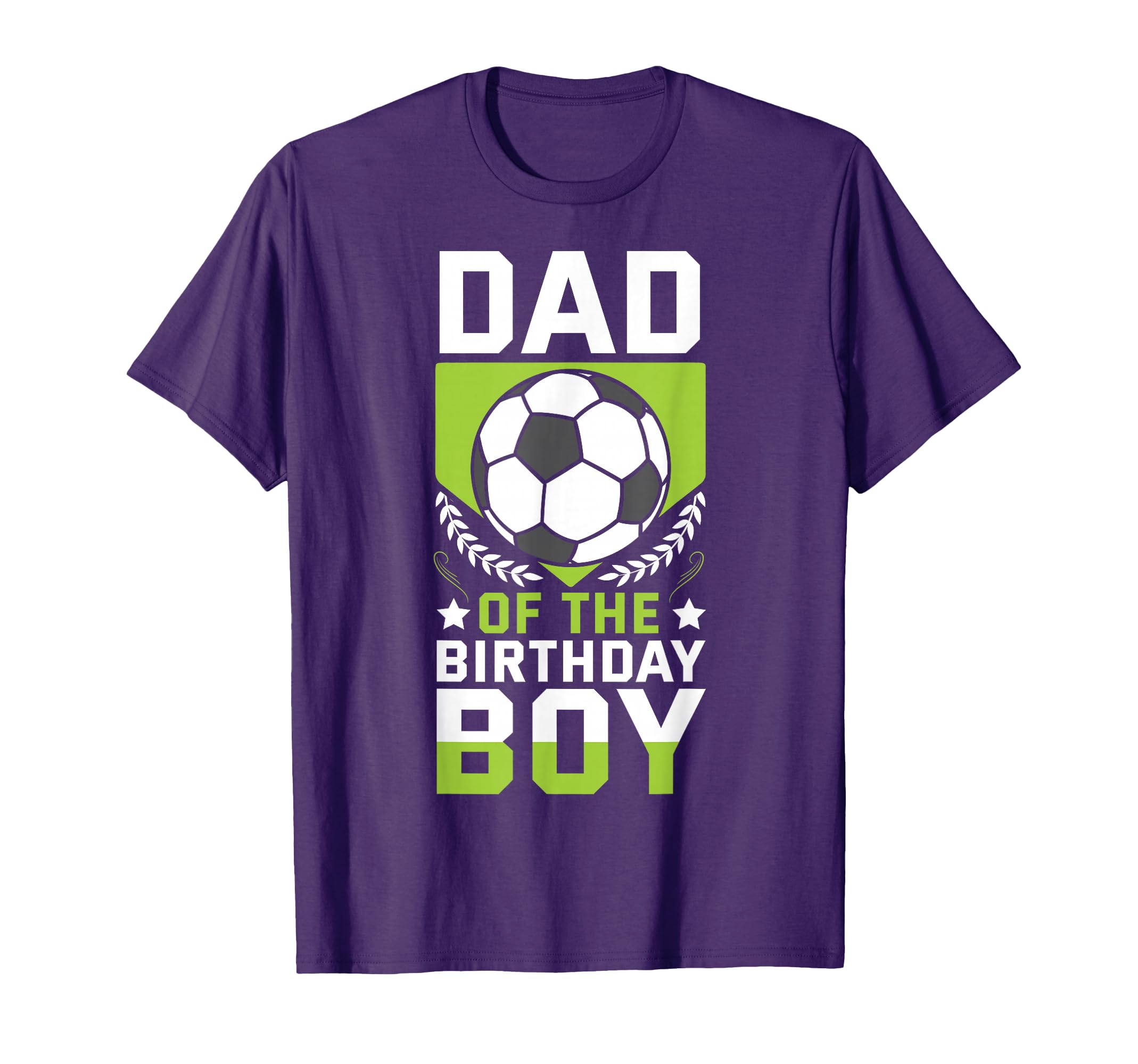 Dad Birthday Soccer Player Bday Team T-Shirt - Graphic Print for Adults