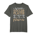 My Favorite Soccer Player Calls Me T-Shirt - Custom Art Print for Adults
