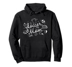 Soccer Mom Script Doodles Hoodie - Graphic Print Unisex