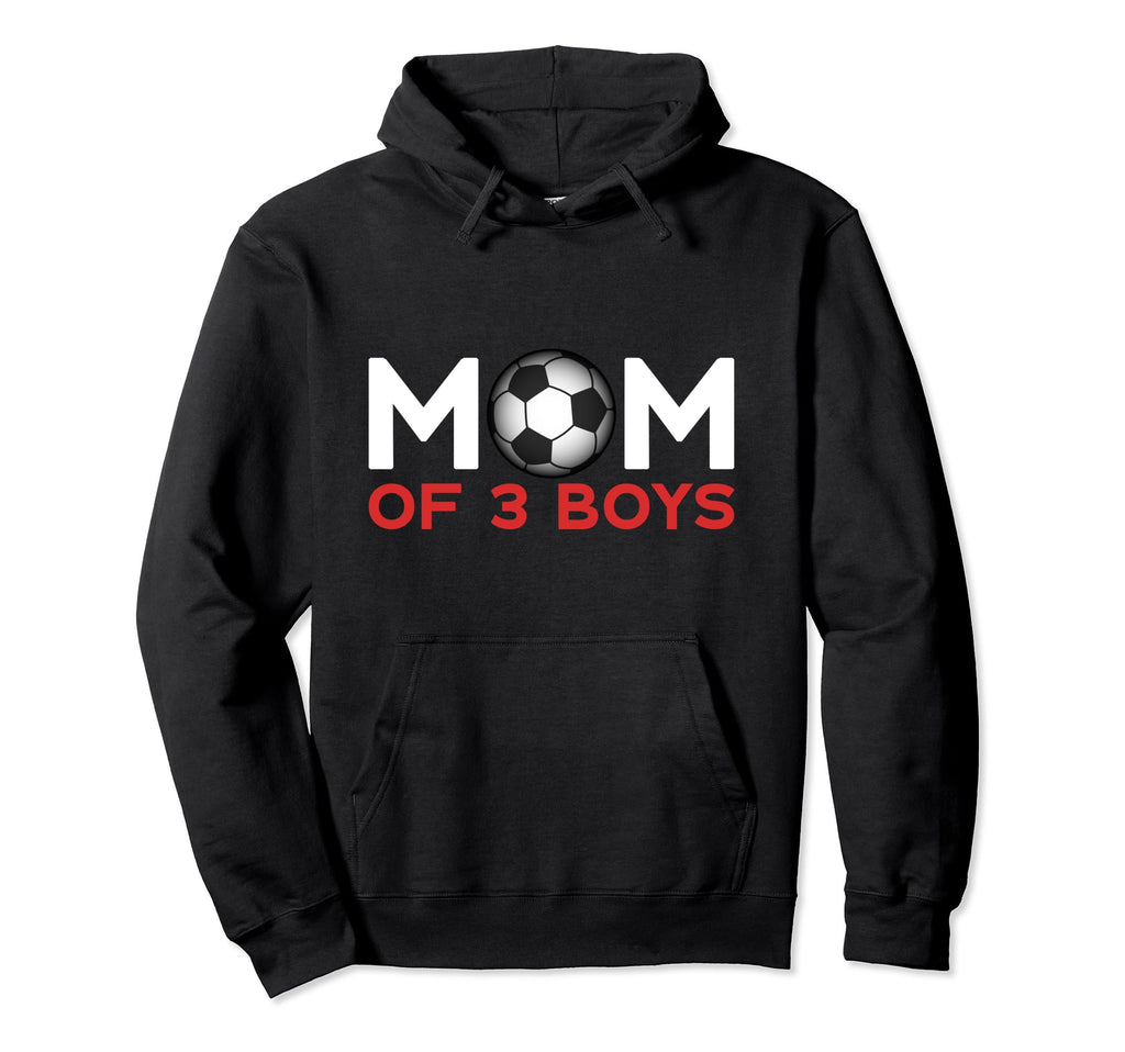 Mom 3 Soccer Mothers Day Hoodie - Aesthetic Graphic Men Women