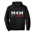 Mom 3 Soccer Mothers Day Hoodie - Aesthetic Graphic Men Women