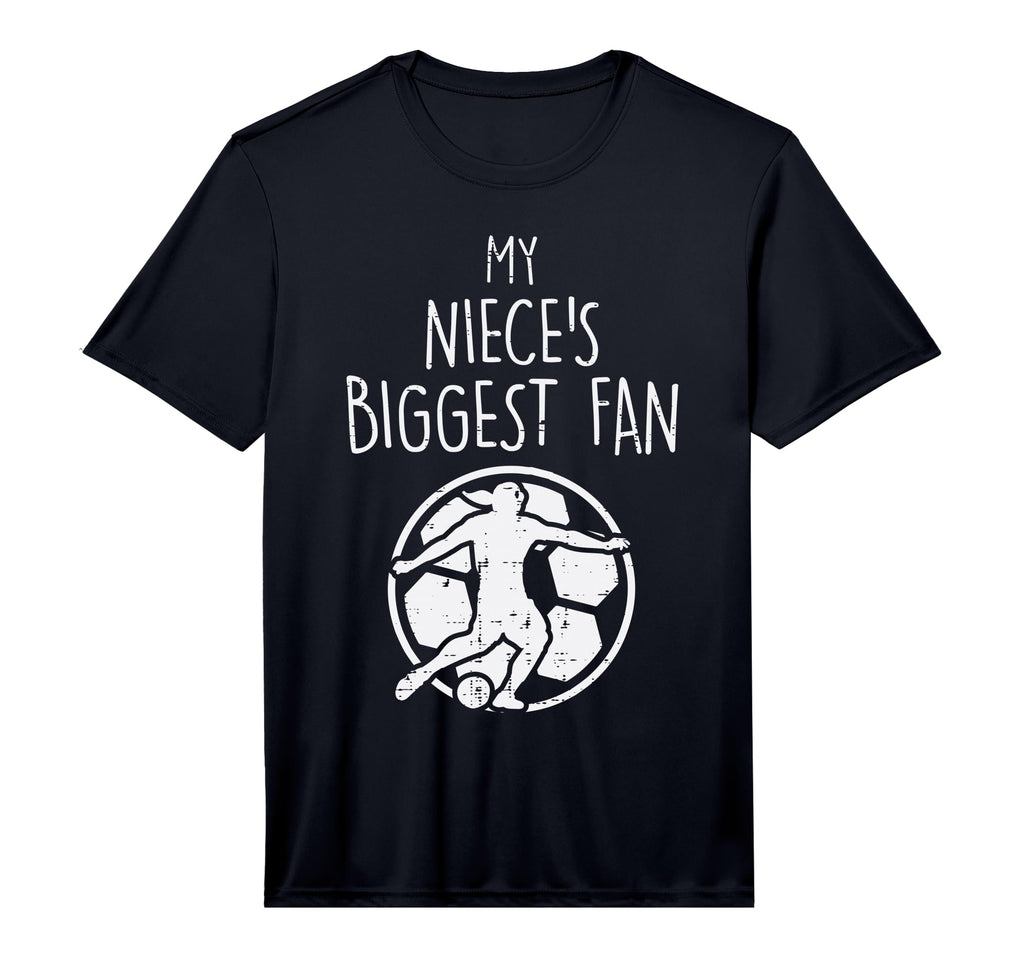 My Nieces Biggest Fan Soccer T-Shirt - Custom Art Print for Adults