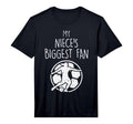 My Nieces Biggest Fan Soccer T-Shirt - Custom Art Print for Adults