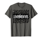 Longhorns Team Mascot School Spirit T-Shirt - Casual Everyday Wear Unisex