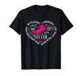 Soccer Goalkeeper Heart Love Goalie Teens T-Shirt - Streetwear Style Unisex