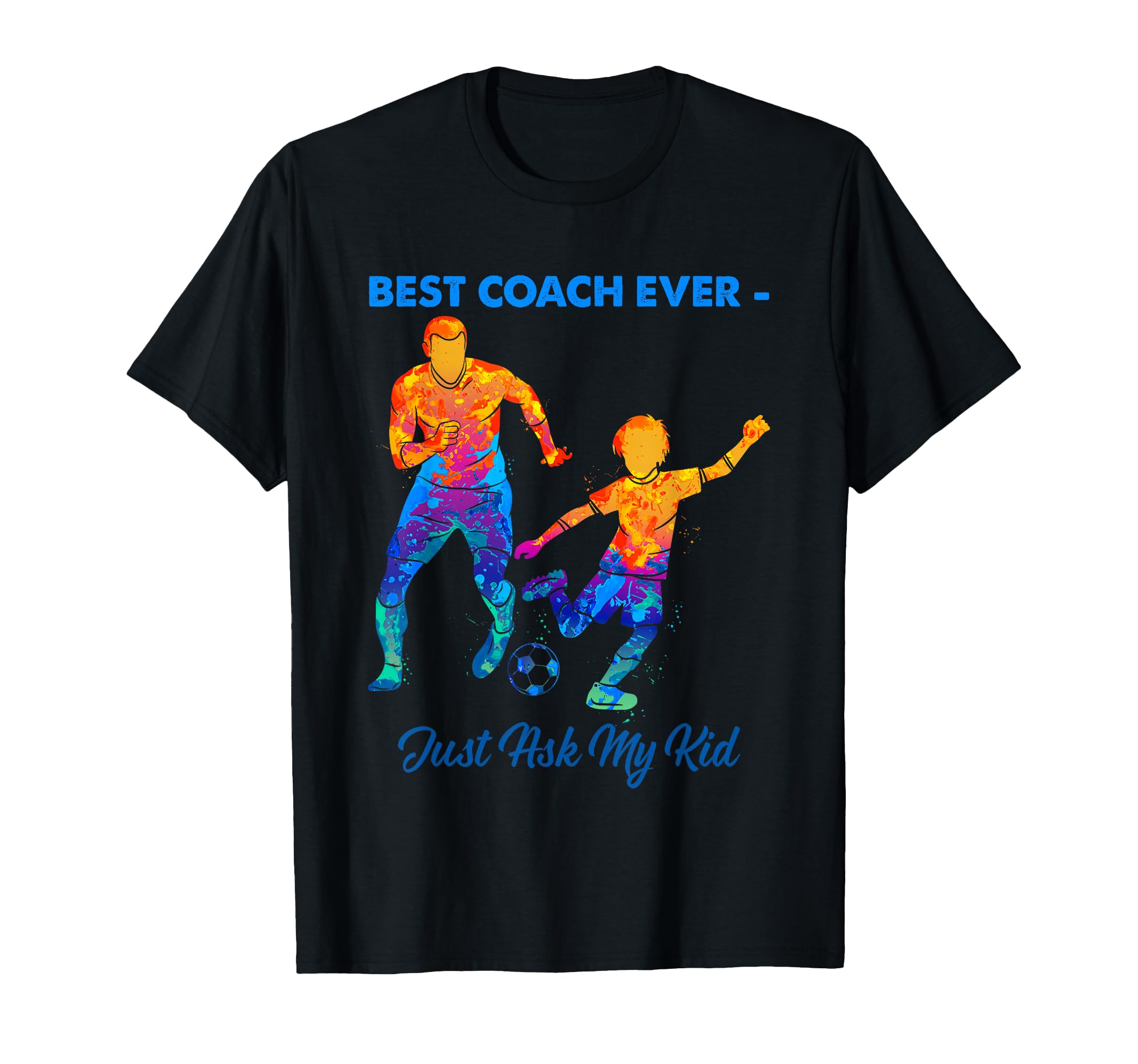 Best Coach Ever Fathers Day Soccer Dad T-Shirt - Aesthetic Graphic Unisex