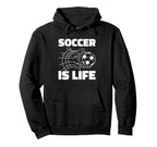 Soccer Player Sports Lover Soccer Hoodie - Minimalist Print Men Women