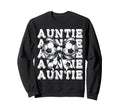 Coquette Soccer Auntie Matching Family Sweatshirt - Novelty Apparel Unisex