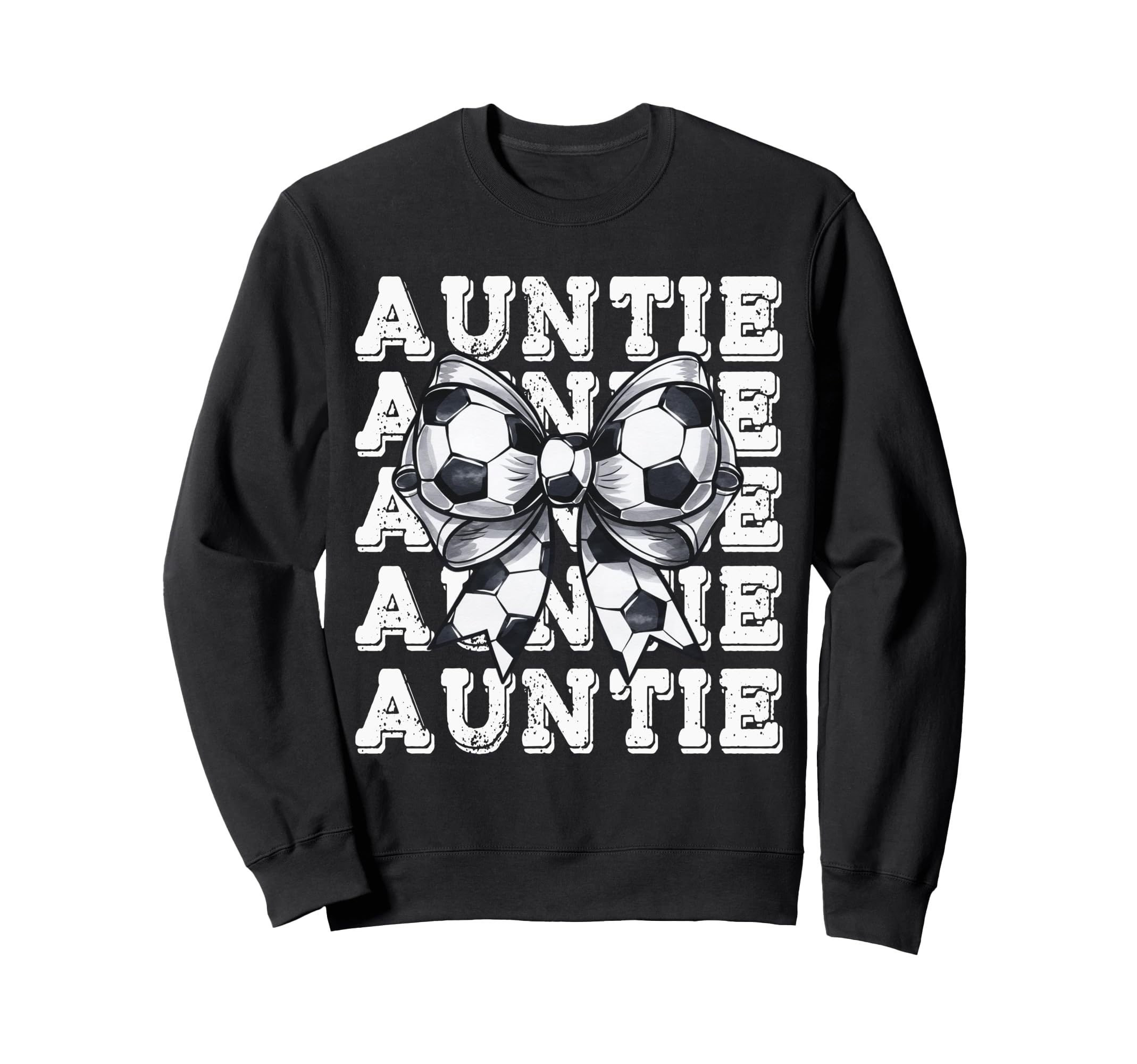 Coquette Soccer Auntie Matching Sweatshirt - Trendy Graphic Men Women