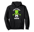 Soccer Keepers Im Lucky Goalie Hoodie - Unique Graphic Unisex