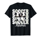 Soccer Mama Soccer Mom Mothers Day T-Shirt - Custom Art Print for Adults