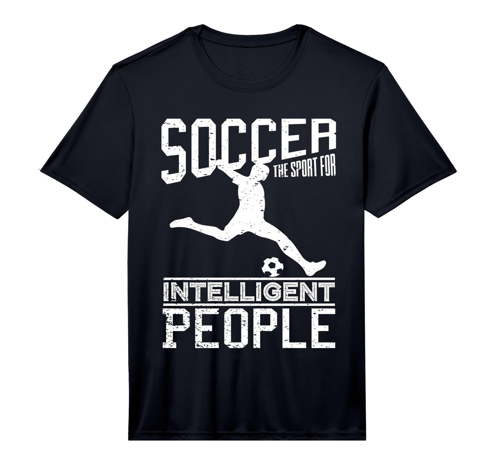 Soccer Sport Intelligent People Funny T-Shirt - Novelty Apparel for Adults
