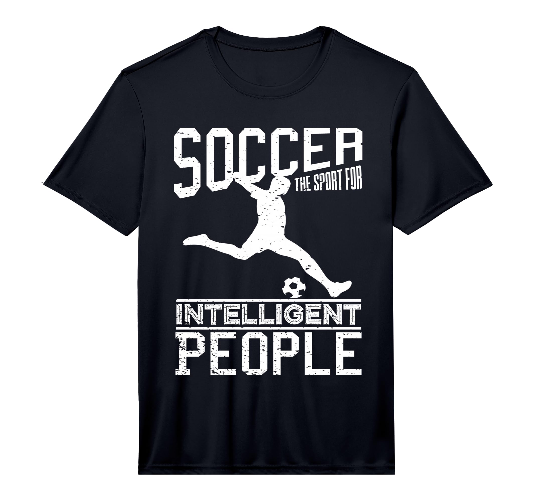 Soccer Sport Intelligent People Funny T-Shirt - Novelty Apparel for Adults