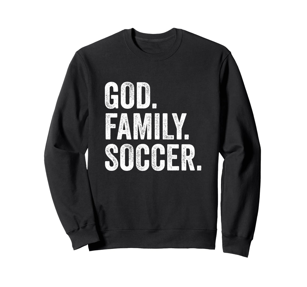 God Family Soccer Sweatshirt - Casual Everyday Wear for Adults