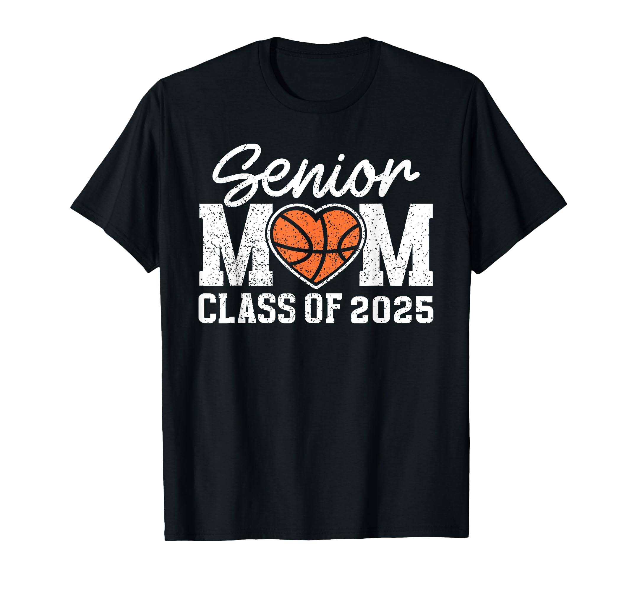 Basketball Senior Mom Class 2025 T-Shirt - Novelty Apparel Men Women