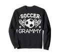 Soccer Grammy Hearts Grammy Sweatshirt - Fun Novelty Design for Adults