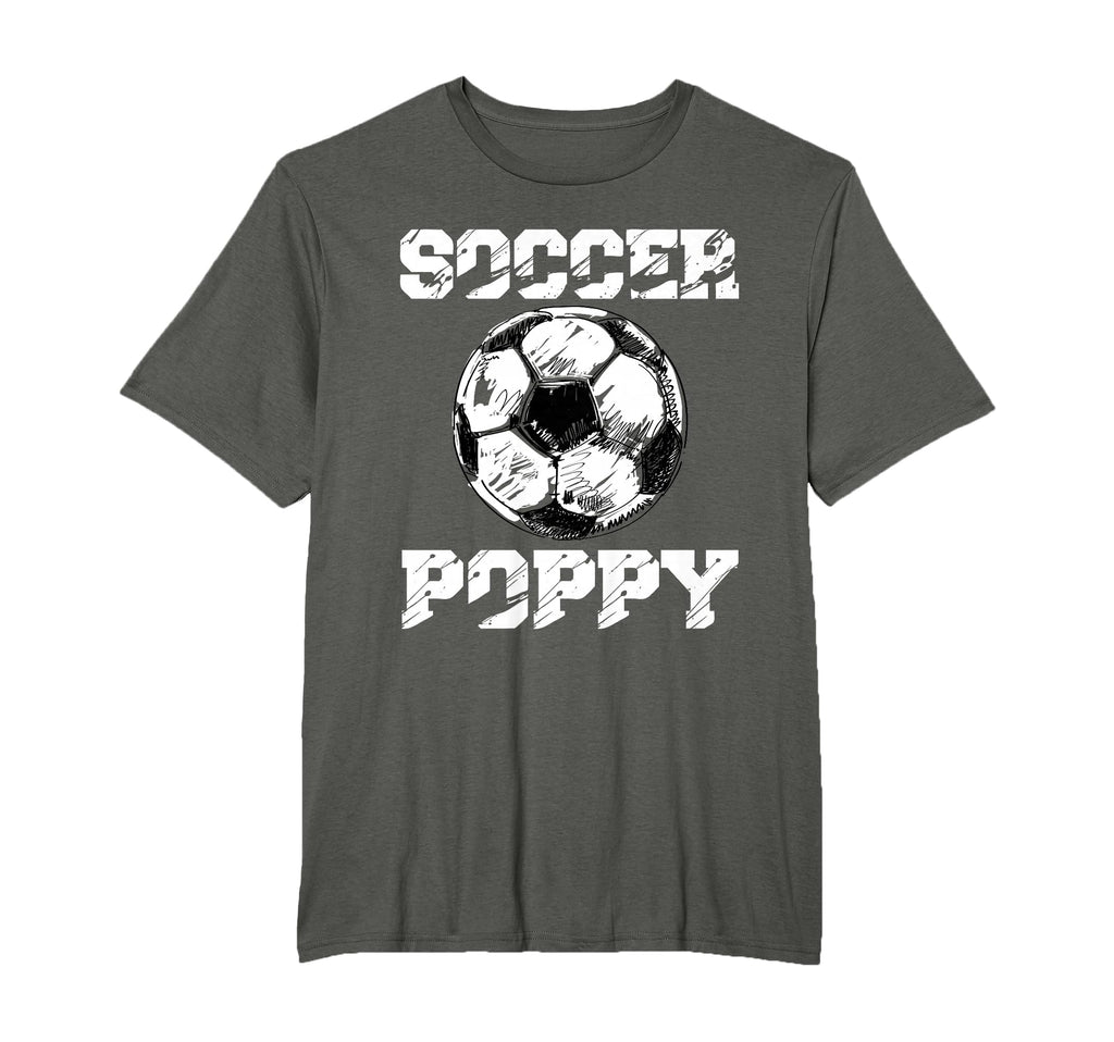 Soccer Poppy Funny Soccer Player Poppy T-Shirt - Graphic Print Unisex