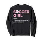 Soccer Definition Soccer Sweatshirt - Minimalist Print Unisex
