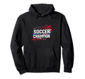 Soccer Champion Soccer Sports Hoodie - Aesthetic Graphic Men Women