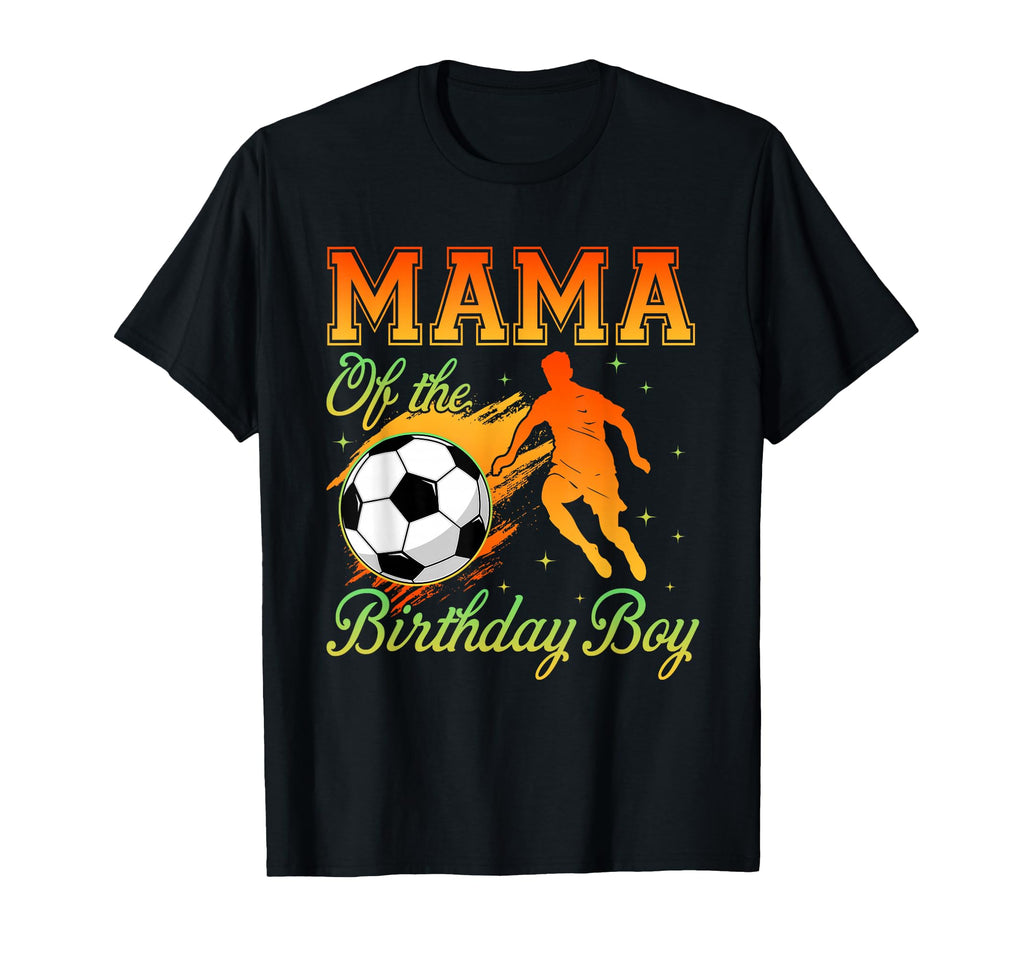 Mama Birthday Socer Family Matching T-Shirt - Trendy Graphic Men Women