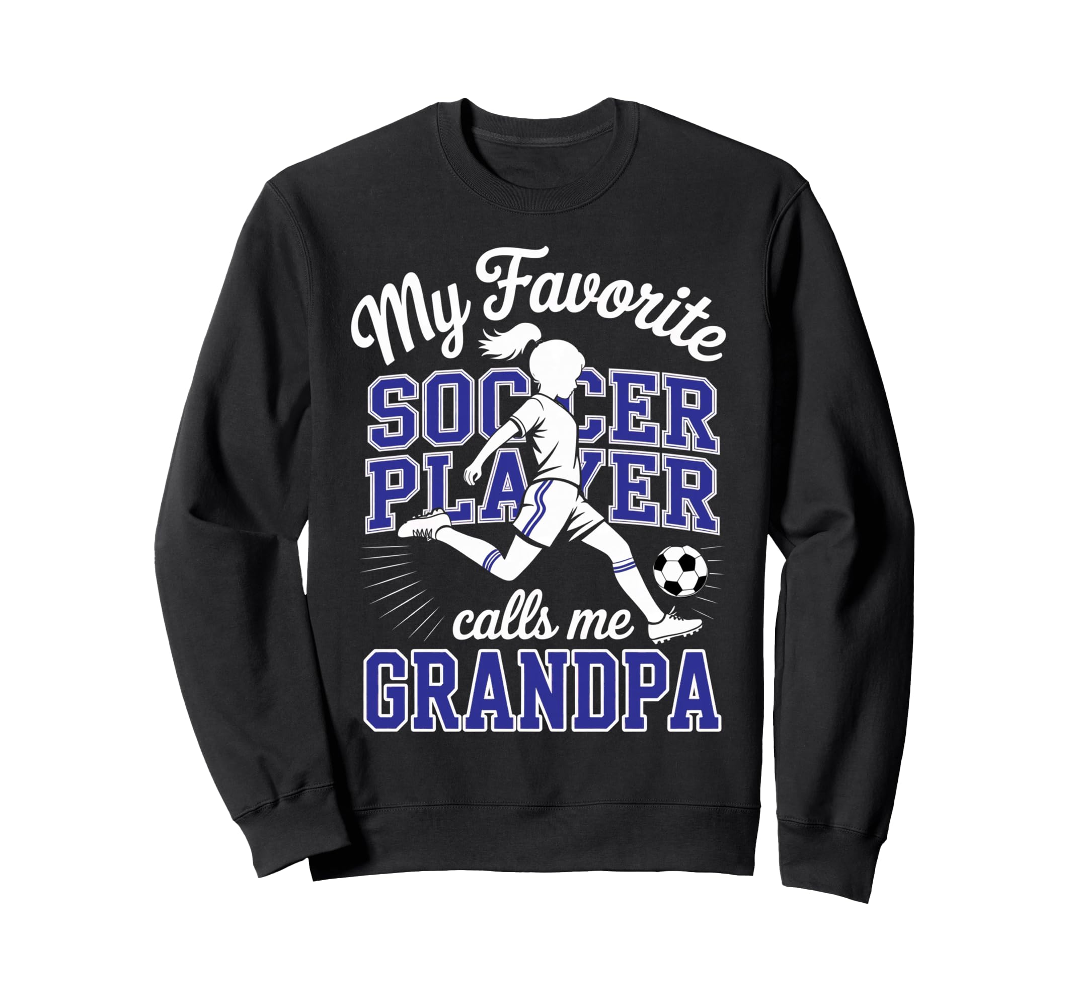 Soccer Favorite Soccer Player Sweatshirt - Minimalist Print Men Women