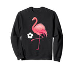 Flamingo Playing Soccer Funny Soccer Sweatshirt - Trendy Graphic Unisex