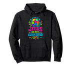 Jesus Is My Goalkeeper Colorful Hoodie - Casual Everyday Wear for Adults