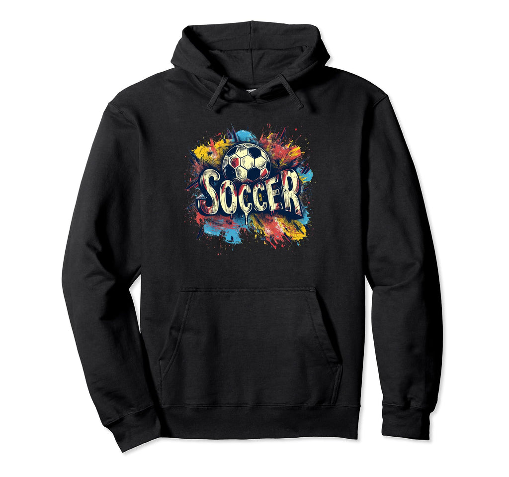 Multicolor Soccer Costume Sport And Hoodie - Novelty Apparel Unisex