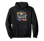 Multicolor Soccer Costume Sport And Hoodie - Novelty Apparel Unisex