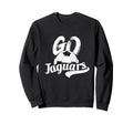 Go Jaguars Soccer Ball Team Sweatshirt - Casual Everyday Wear for Adults