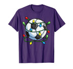 Soccer Ball Lights Funny Sport T-Shirt - Casual Everyday Wear Unisex