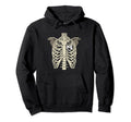 Rib Cage Heart Soccer Halloween Soccer Hoodie - Custom Art Print Unisex