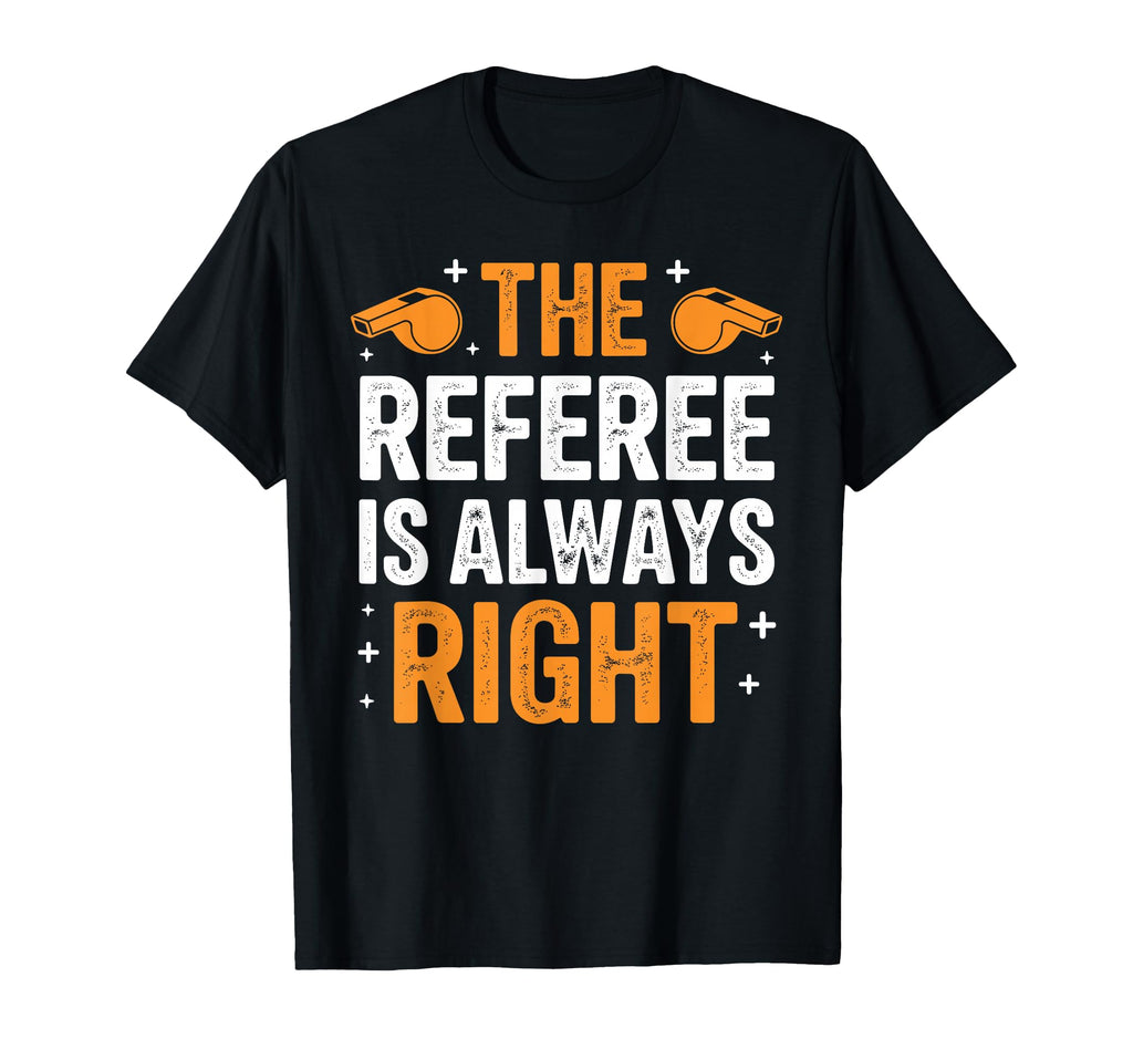 Best Referee Soccer Ref Umpire T-Shirt - Casual Everyday Wear Men Women