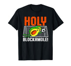 Holy Blockamole Soccer Player Avocado T-Shirt - Novelty Apparel Unisex
