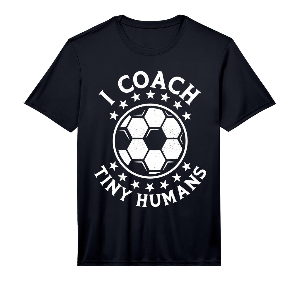 Mens I Coach Tiny Humans Sport Teacher T-Shirt - Graphic Print for Adults