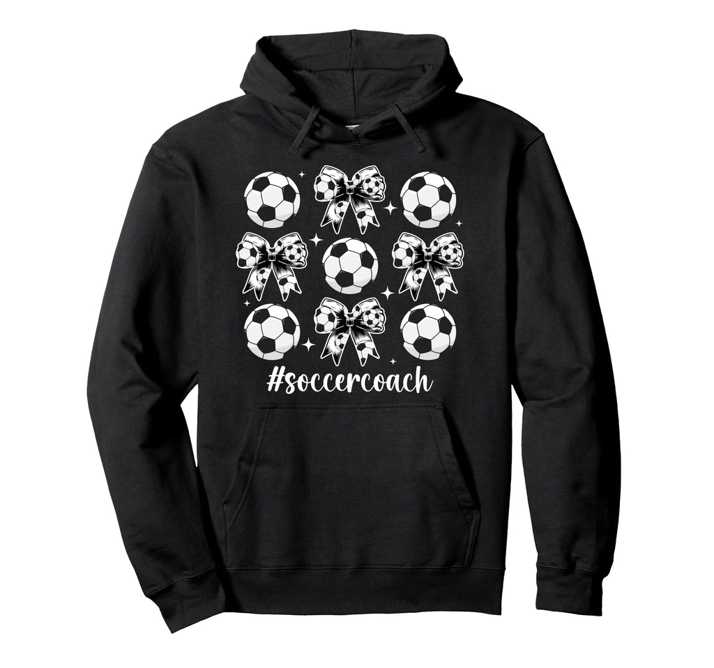 Soccer Coach Coquette Soccer Coaching Hoodie - Aesthetic Graphic for Adults