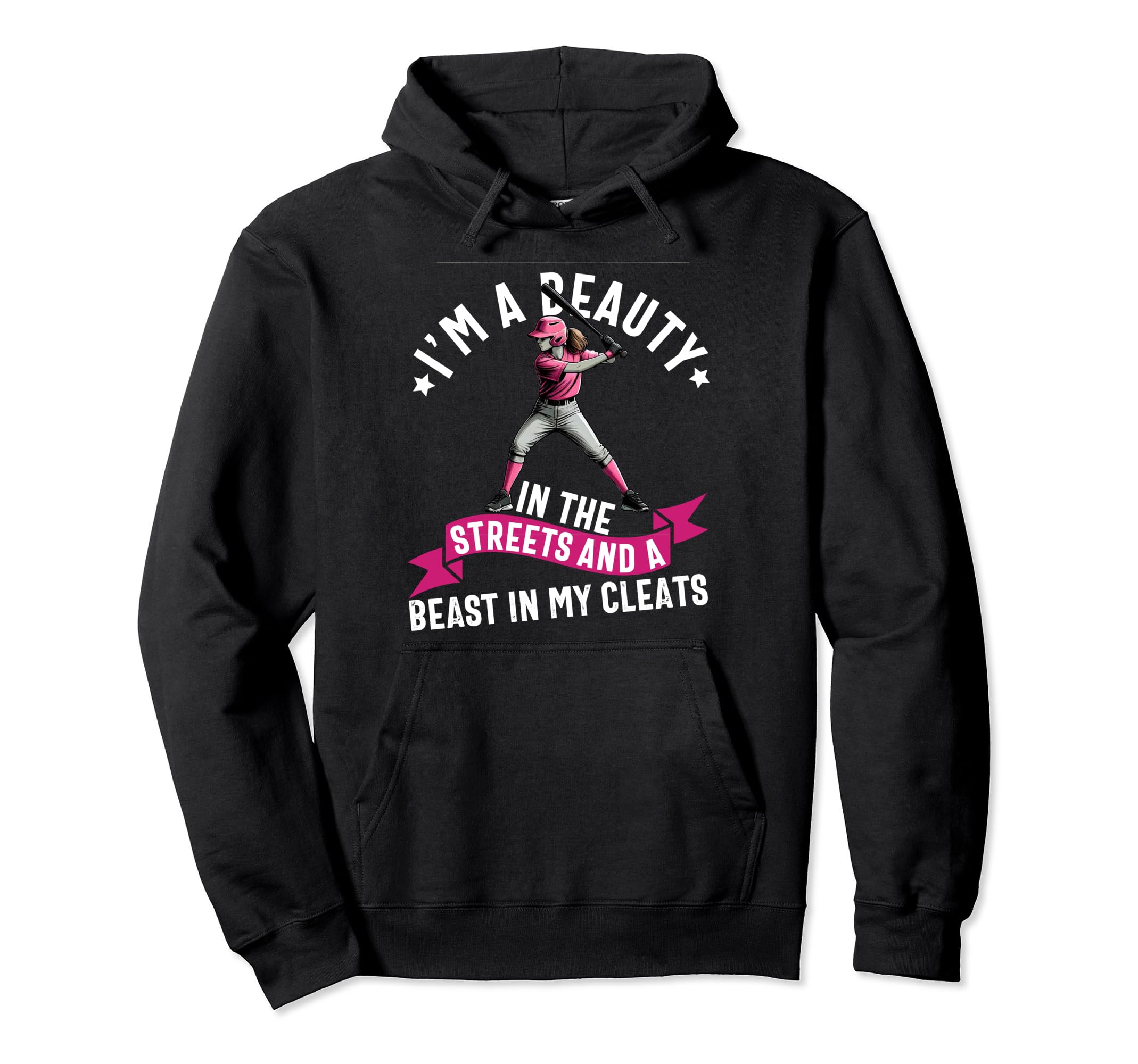 Im Beauty Streets And Beast My Cleats Hoodie - Casual Everyday Wear Unisex