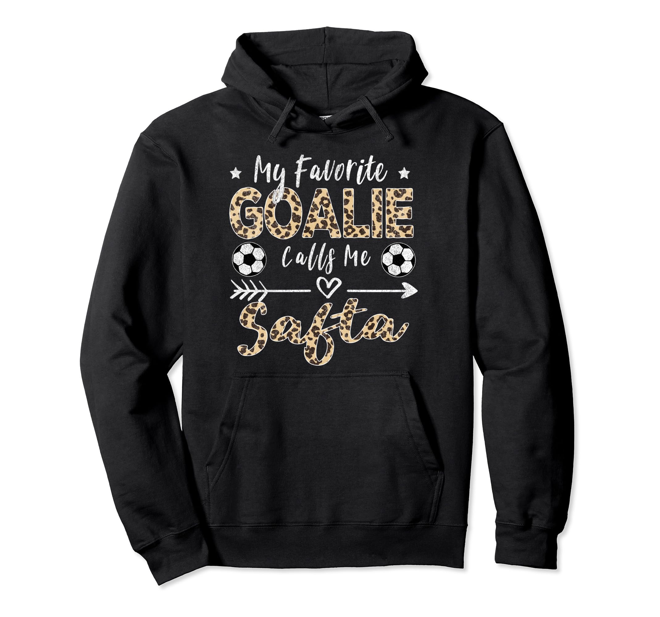 My Favorite Goalie Calls Me Safta Jewish Hoodie - Custom Art Print Unisex